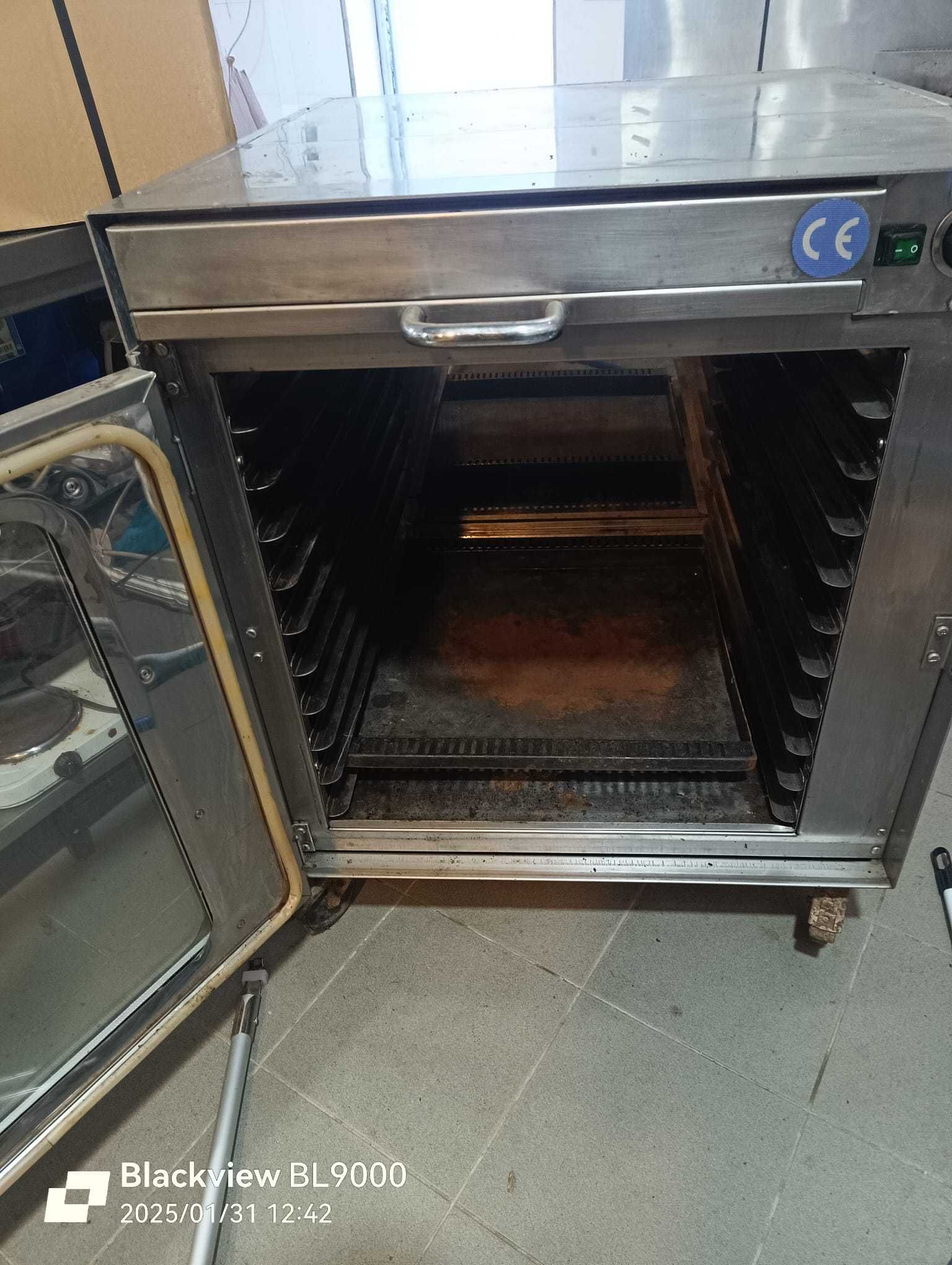 estufa para manter a comida quente