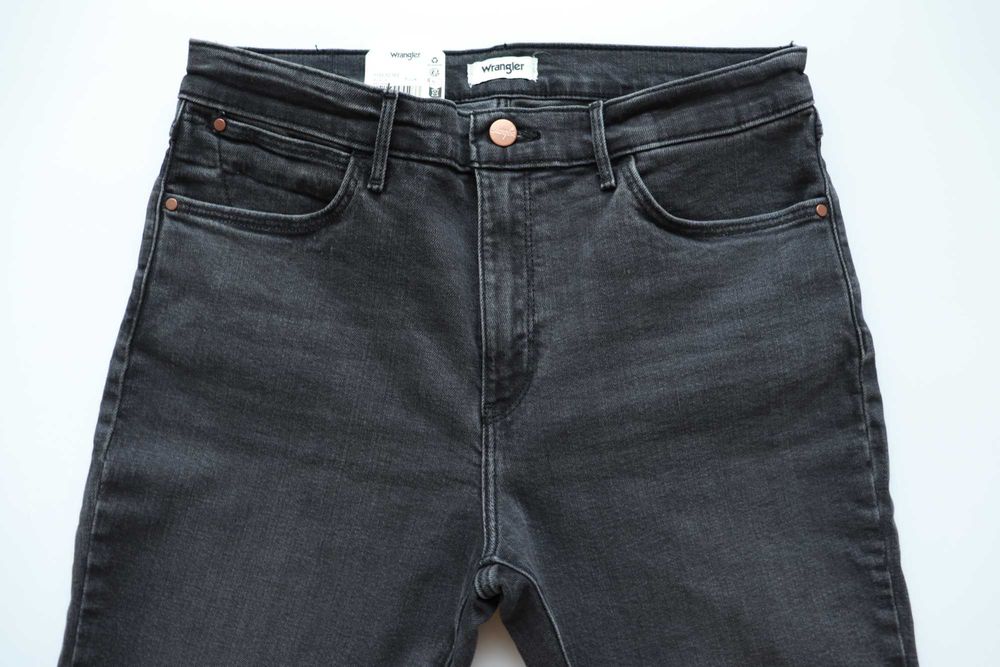 WRANGLER HIGH SKINNY 630 W31 L30 damskie spodnie jeansy nowe okazja