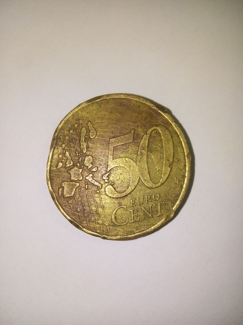 Moneta kolekcjonerska 50 euro cent 2002 r. Niemcy