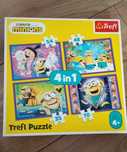 Puzzle 4+ Minionki, Auta, 44 Koty