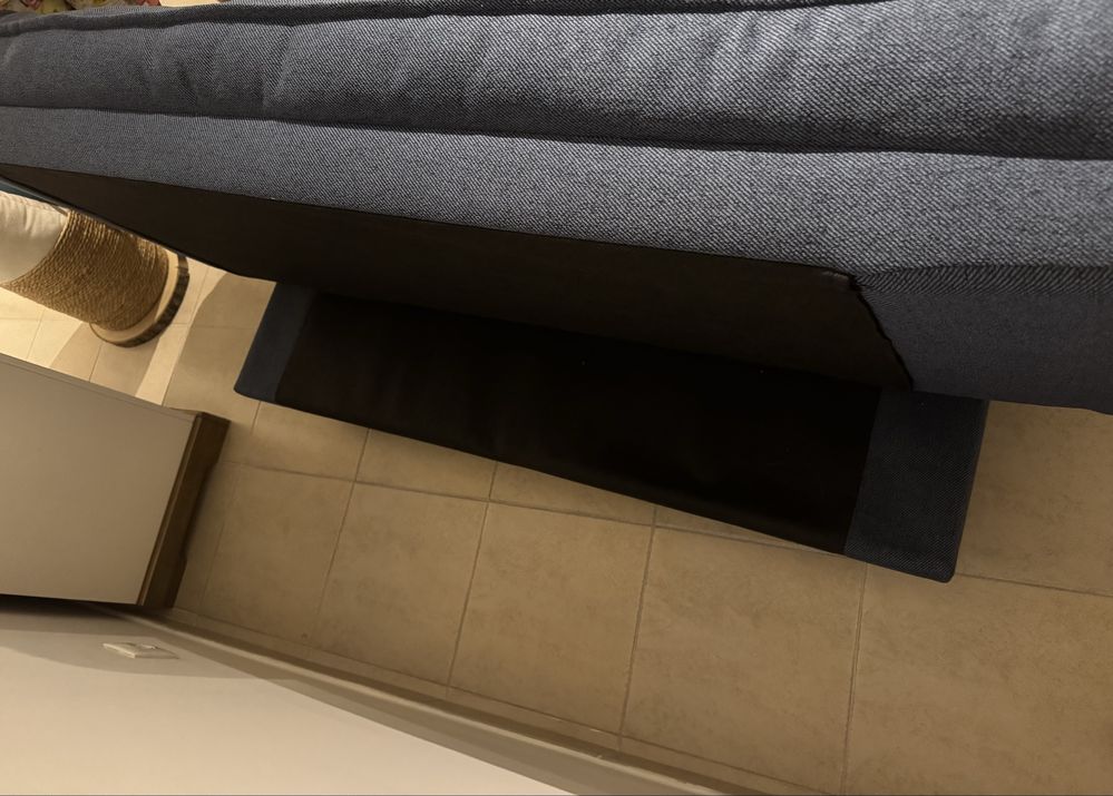 Sofá Cama Azul 2 lugares