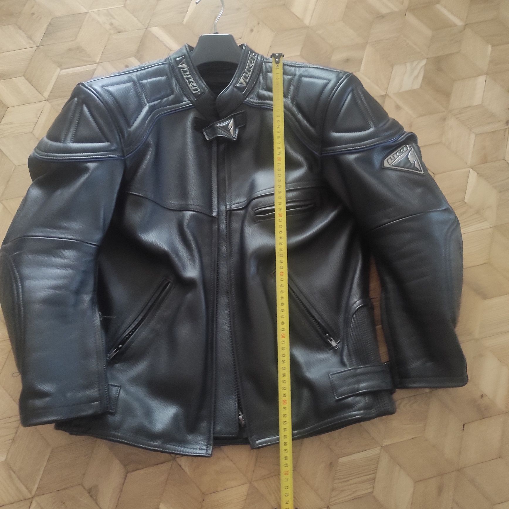 Kurtka motocyklowa skórzana męska