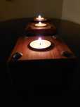 Świecznik na tealight rustykanly ręcznie wykonane handmade