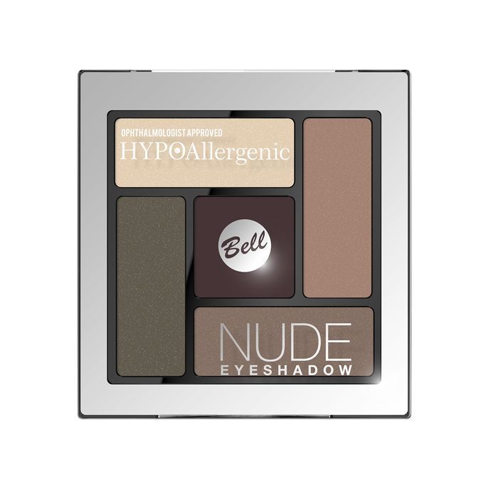 Bell Hypoallergenic Nude Eyeshadow - Paleta 5 Cieni Do Powiek