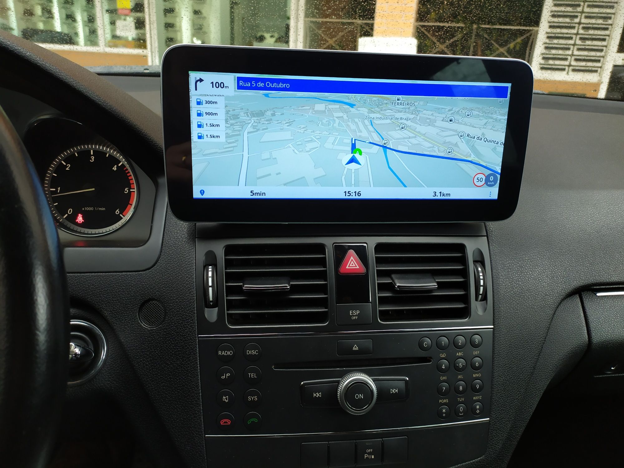 Mercedes Android Classe C W204 GPS BLUETOOTH USB CÂMARA