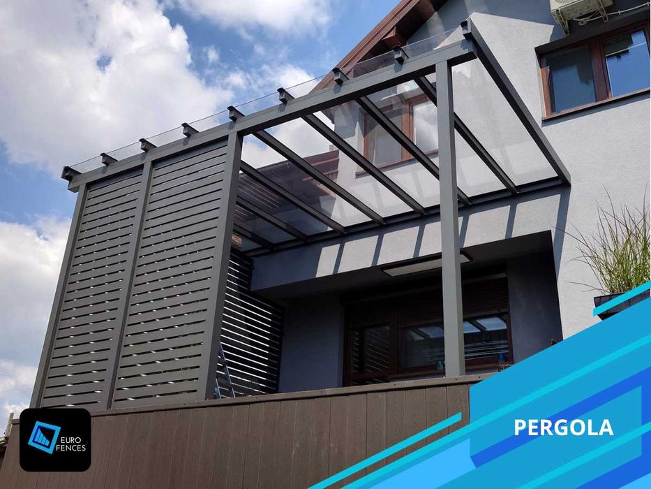 Zadaszenie ogrodowe z aluminium Pergola Polski producent Euro Fences