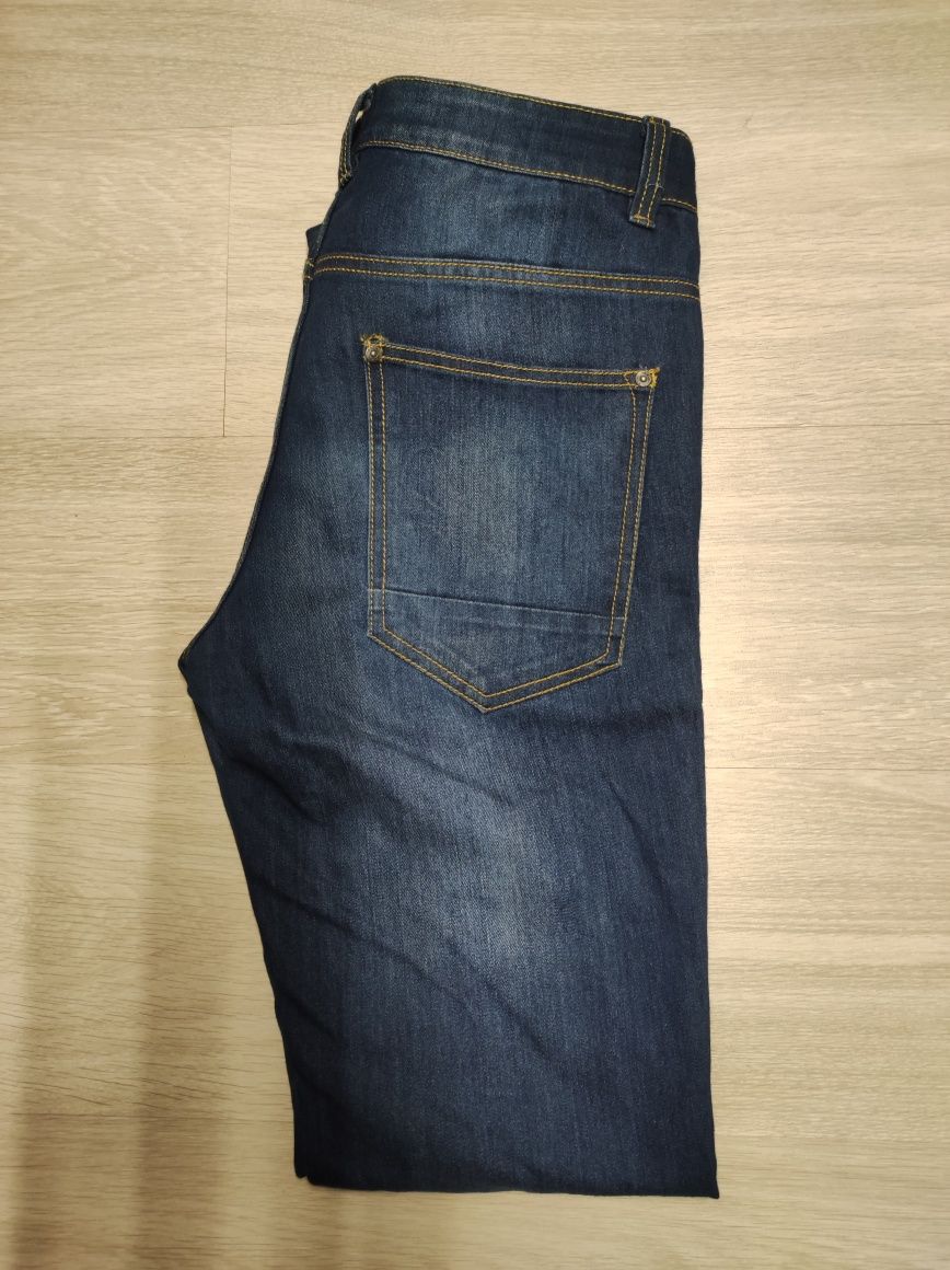 Spodnie męskie jeansy Livergy slim fit, rozm. 33x34