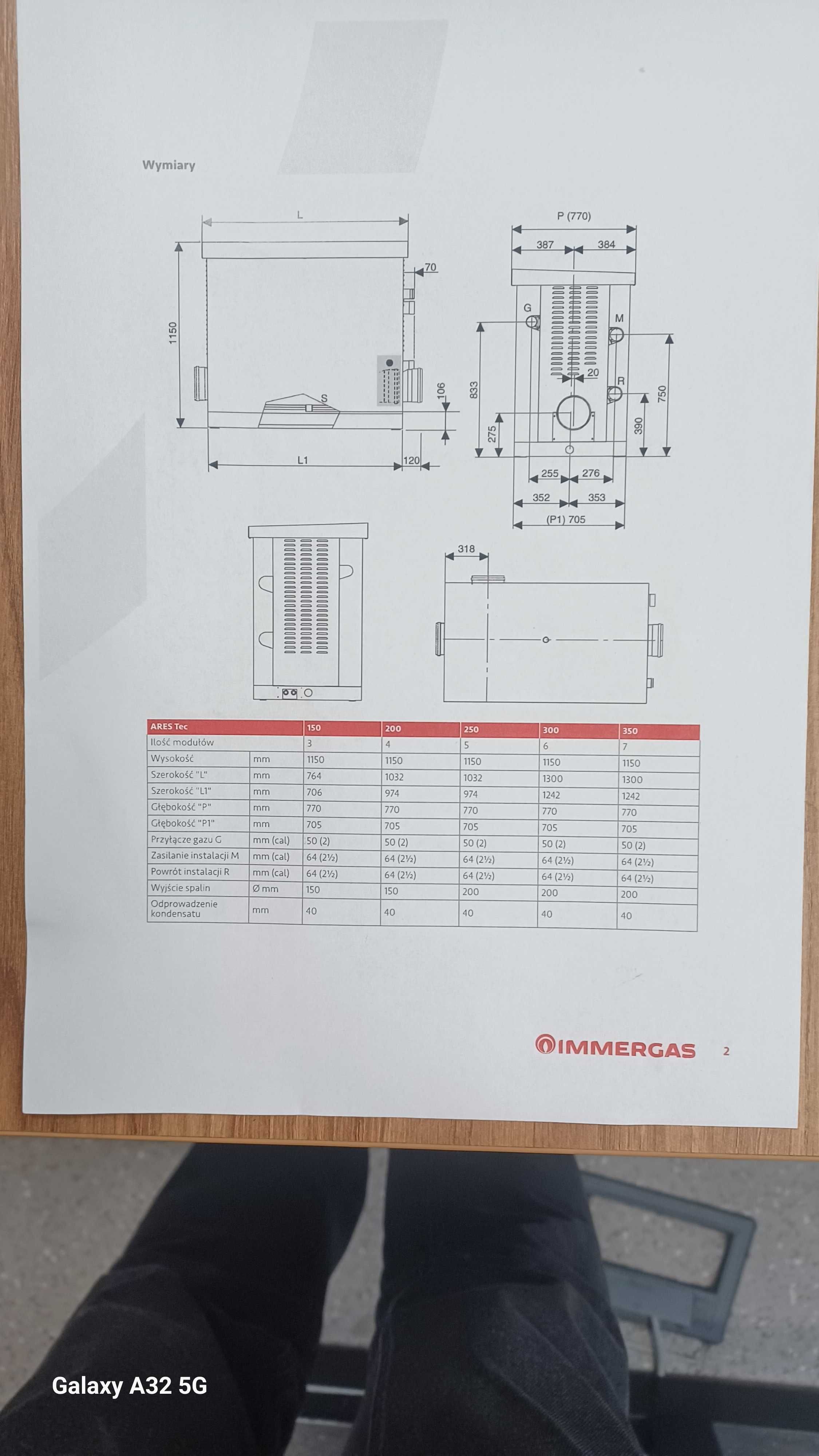 Kocioł gazowy IMMERGAS ARES300 Tec ReP 300kW-SPRAWNY,TANIO!