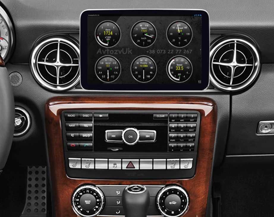 Дисплей Mercedes Benz SLK SLC SL R172 R231 GPS USB TV Android CarPlay