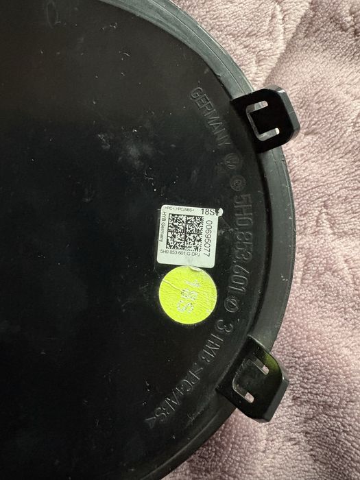 Oryginalny znaczek emblemat VW Golf VIII 8/GTI/R