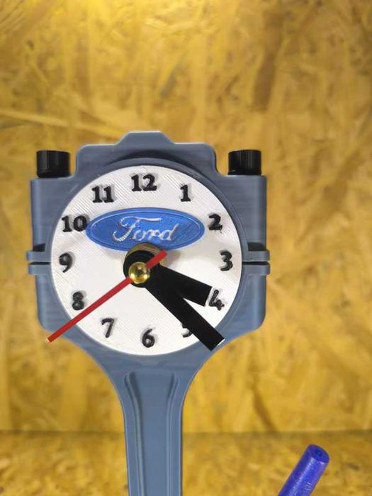 Relógio de mesa decorativo Ford – formato pistão