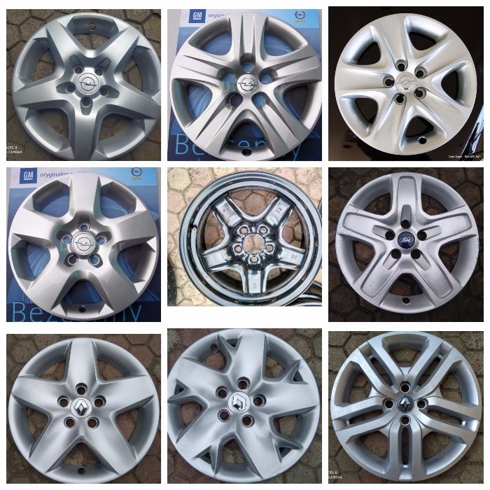 Диски структурные р16 5 108Ford 5 110 Opel 5 114 4 100 Renault колпаки