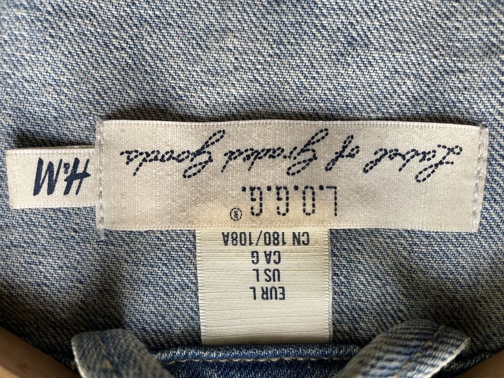 Kurtka dzinsowa męska H&M , rozmiar M , jeans denim