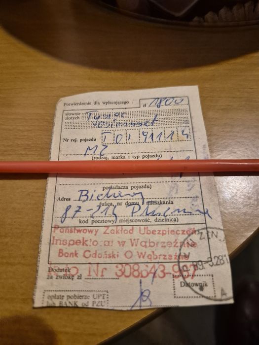 Kolekcjonerski dowód MZ250