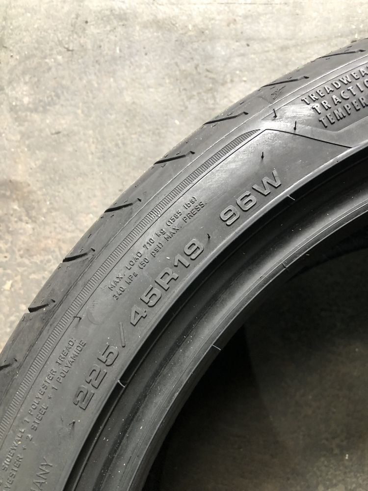 Шини/літні 2шт б/у. Goodyear EagleF1Asymmetric3*RSC 225/45 R19