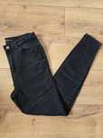 Jeansy Cropp rurki skinny czarne wysoki stan 36 S