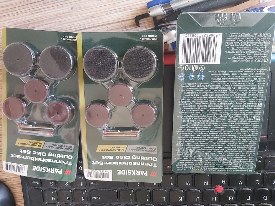 Tarcze tnące szlifujące parkside 3 opakowania