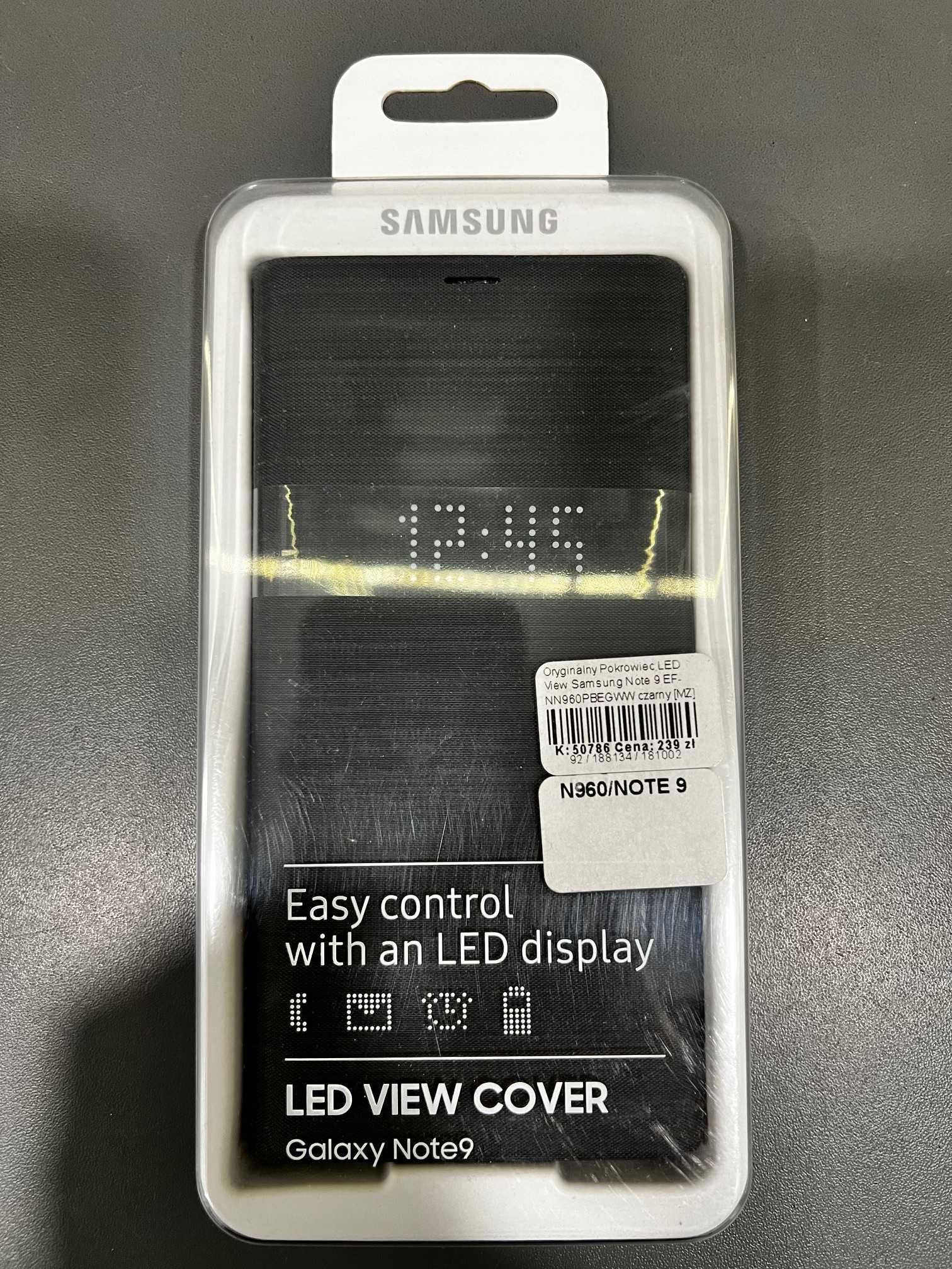 Oryginalne Etui Led View Cover Samsung Note 9 SM-N960