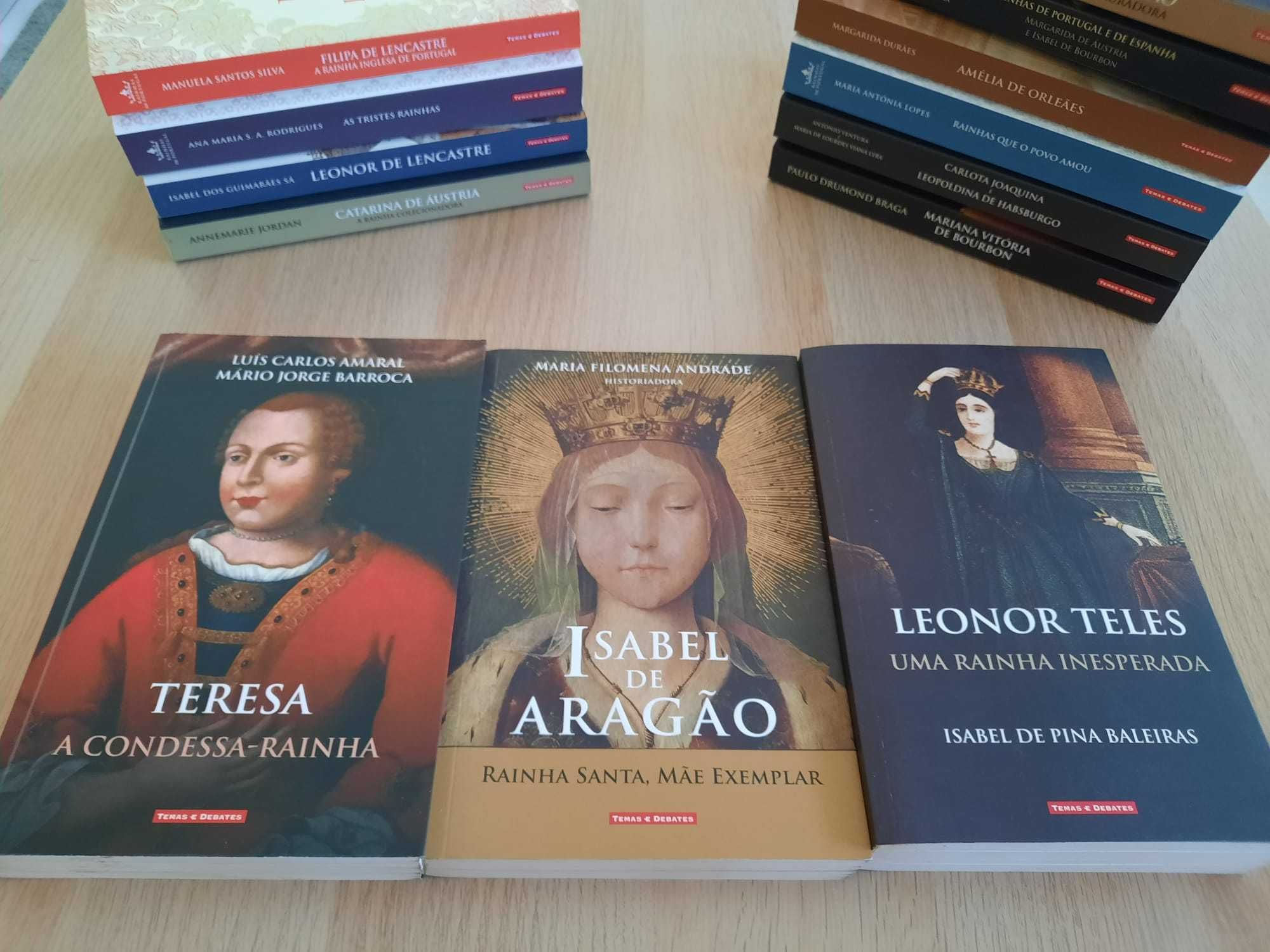 Livros Rainhas de Portugal (portes grátis)