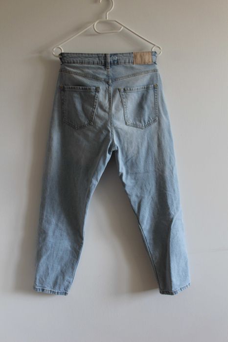 Piękne spodnie jeansy mom fit boyfriend ZARA rozmiar M 38