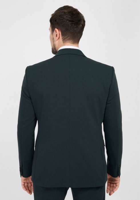 Двобортний костюм (темнозелений) - YARMICH