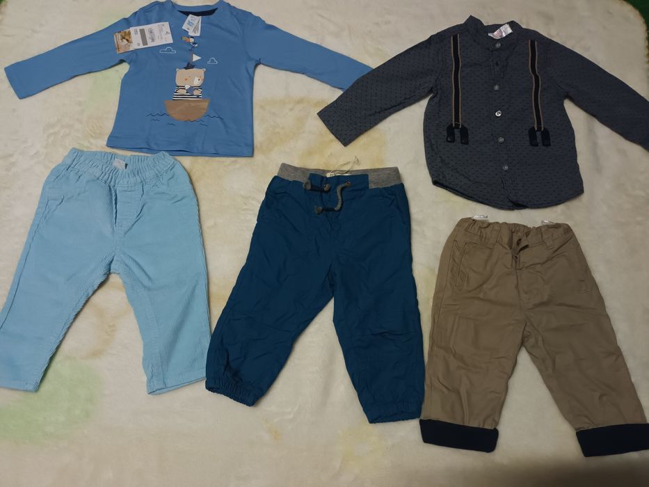Conjunto roupa de menino 80 a 86 cm