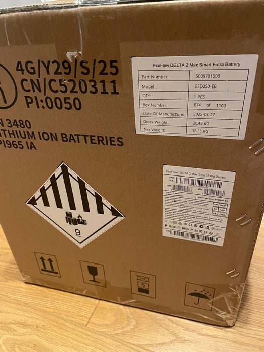 Додаткова Батарея Ecoflow Delta 2 Max Smart Extra Battery НОВА