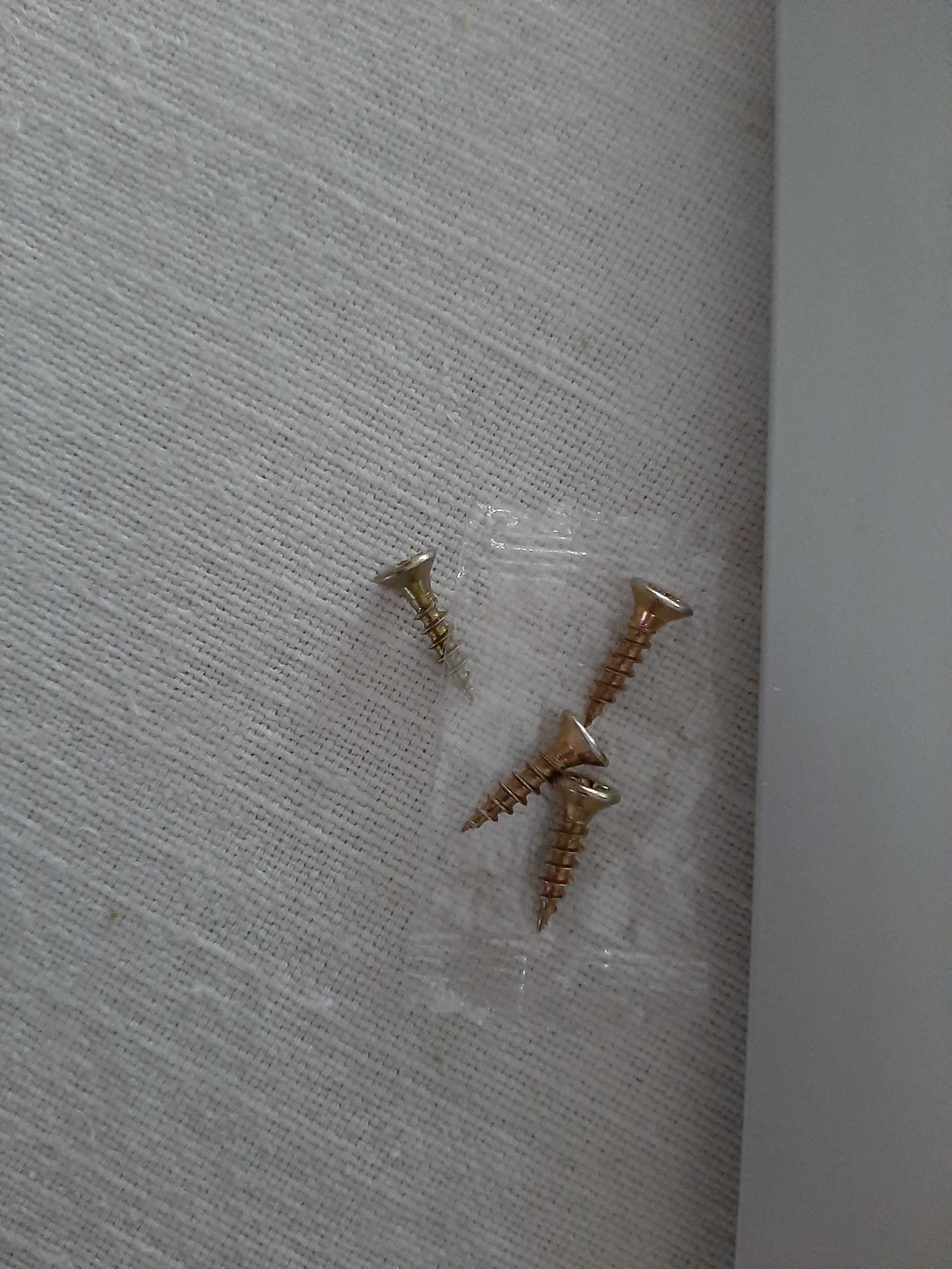 Uchwyt meblowy krawędziowy aluminiowy srebrny mat + 4 wkręty.