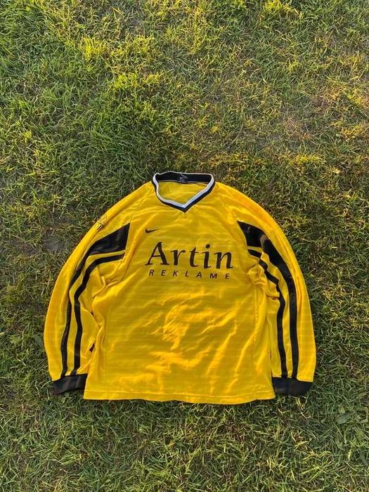 Koszulka sportowa Longsleeve 10 sport football yellow żółty