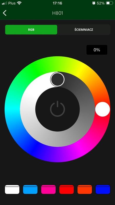 Kontroler RGB ściemniacz LED Supla czujnik temperatury oraz wilgotnośc