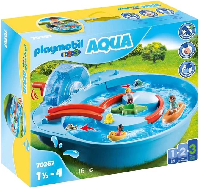 Аквапарк Playmobil 1.2.3 Aqua з фігурками