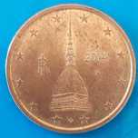 2 cêntimos de 2014 de Itália, Torre Mole Antonelliana