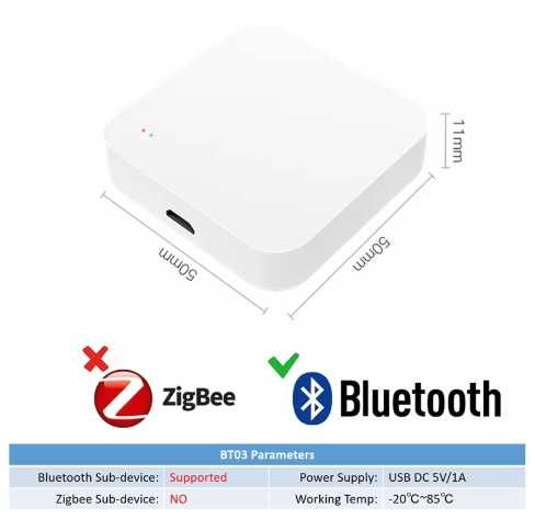 Bramka Gateway Hub -TUYA- Bluetooth - zdalne sterowanie - BT03 - 10szt