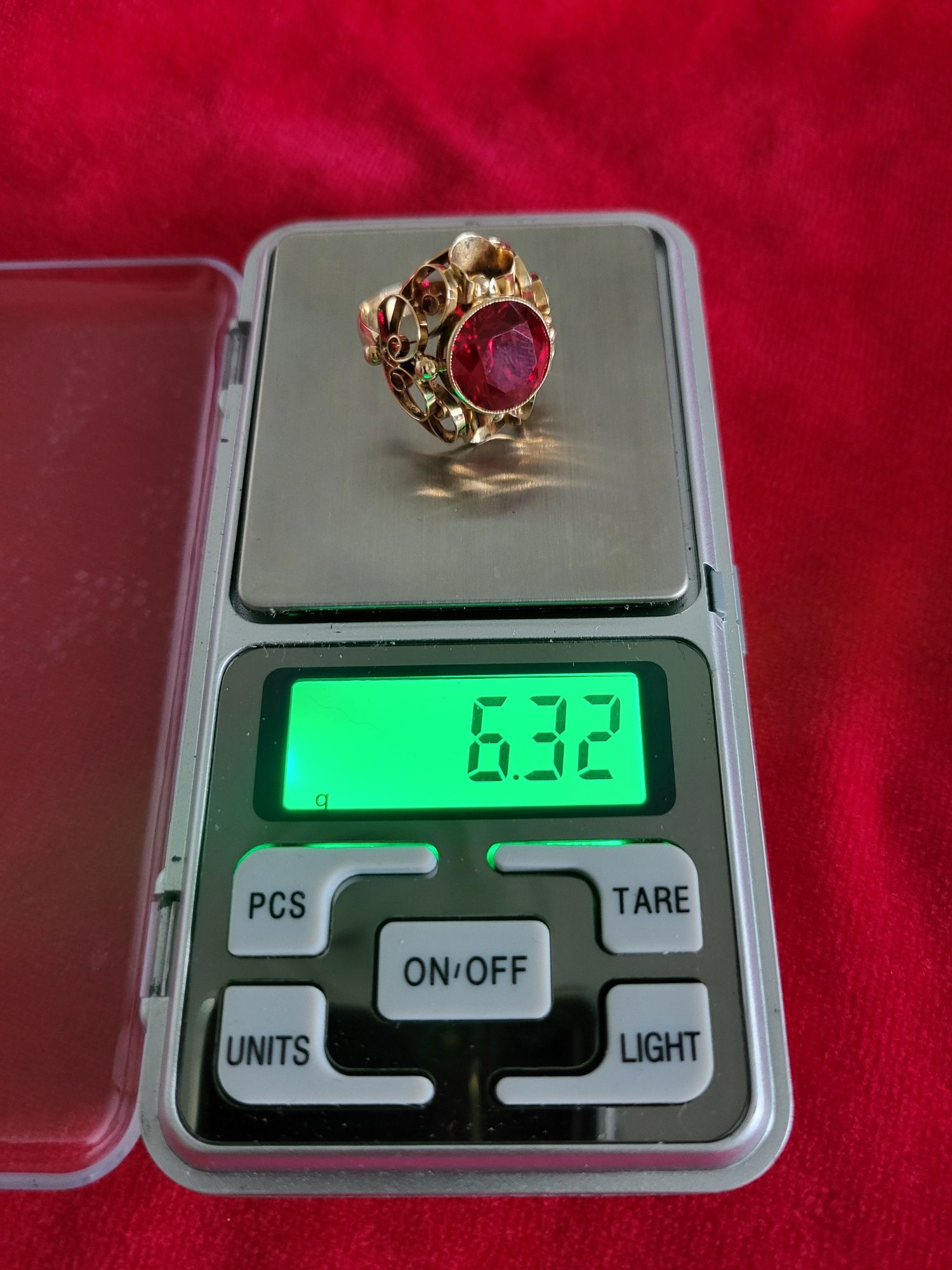 Pierscionek złoto 14karat  próba 583 vintage retro