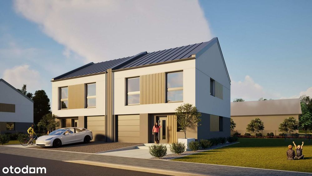 Funkcjonalne domy 124m2 z garażem i dużą działką blisko miasta