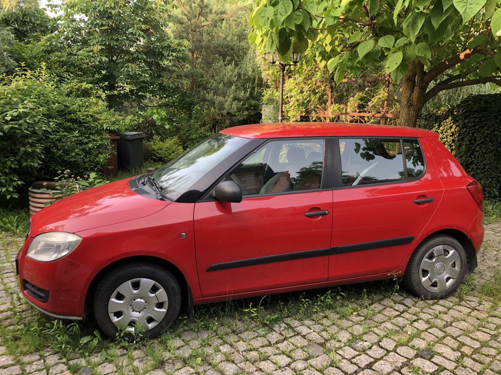 Skoda Fabia II Czerwona 2007