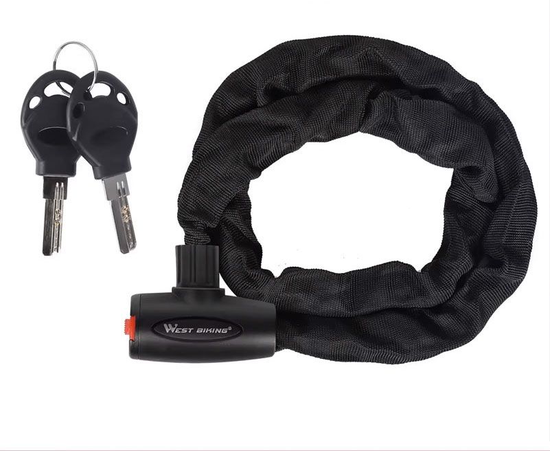 Zapięcie blokada rowerowa łańcuch  84 cm zabezpieczenie przed