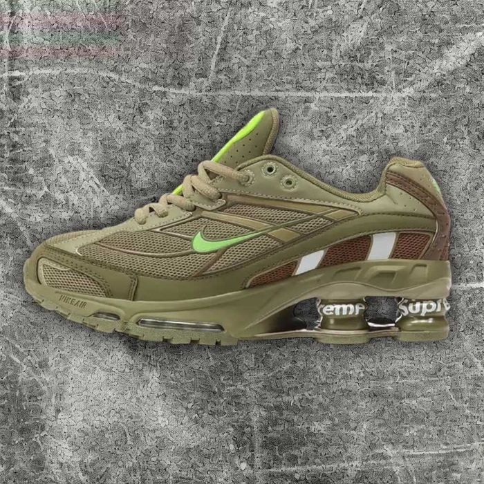Мужская обувь, Кроссовки Nike x Supreme Shox Ride 2 asics, наложка