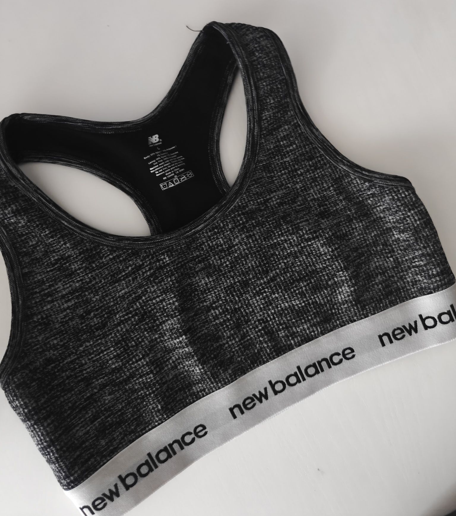 New Balance top biustonosz sportowy damski M/L