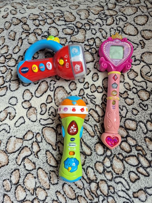 Іграшки інтерактивні Vtech для дітей, ліхтарик, мікрофон і чарівна пал