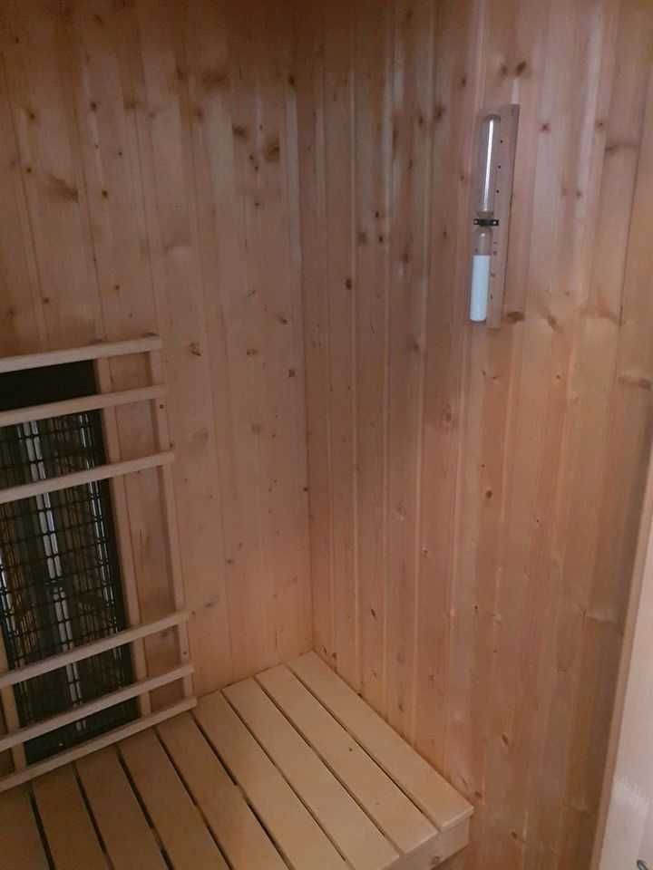 sauna kabina szklane drzwi kontrola temperatury 1-2 osobowa