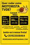 Motorista TVDE – Slots Flexiveis e sem complicação.