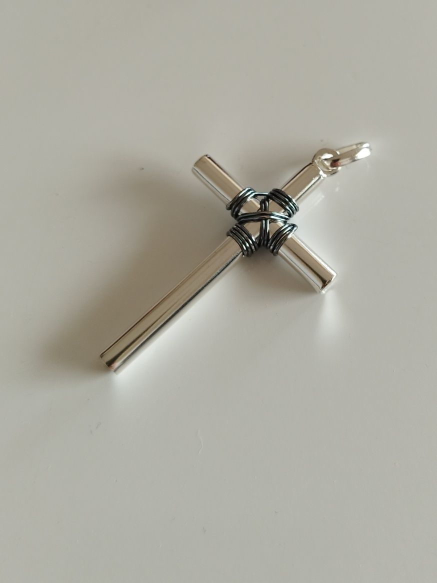 Medalha cruz em prata 925