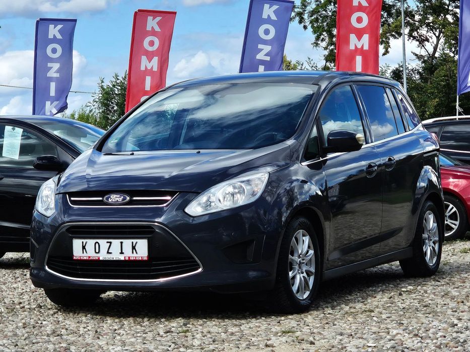 Ford Grand C-MAX 2012r. 7-osobowy ! Asystent Parkowania ! Boczne Drzwi Rozsuwne !