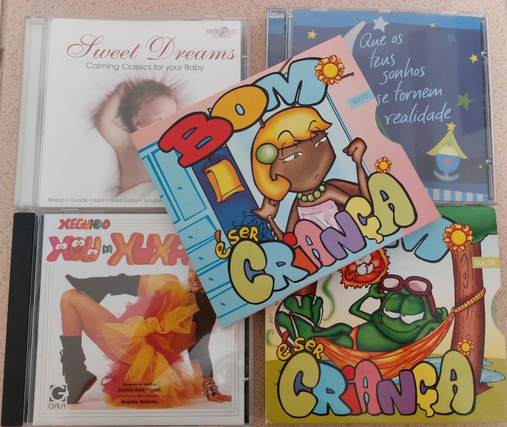 CD's para bebés e crianças