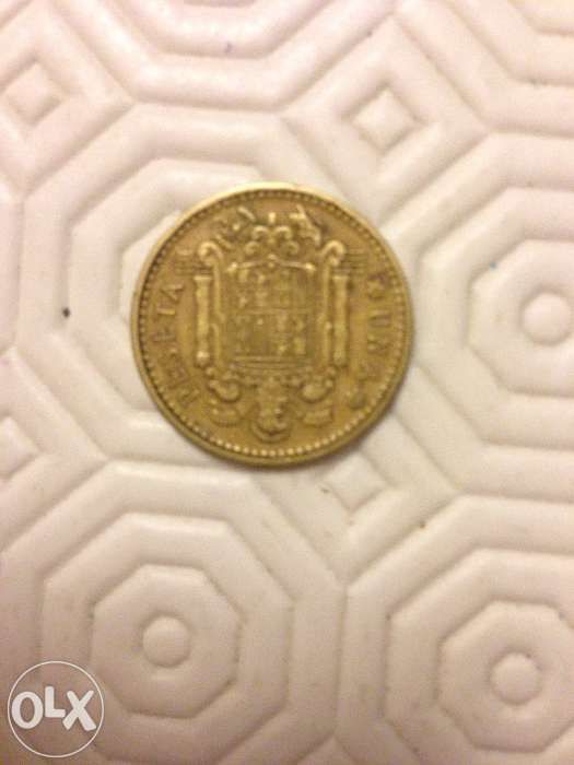 Moedas de 1 peseta de Francisco Franco