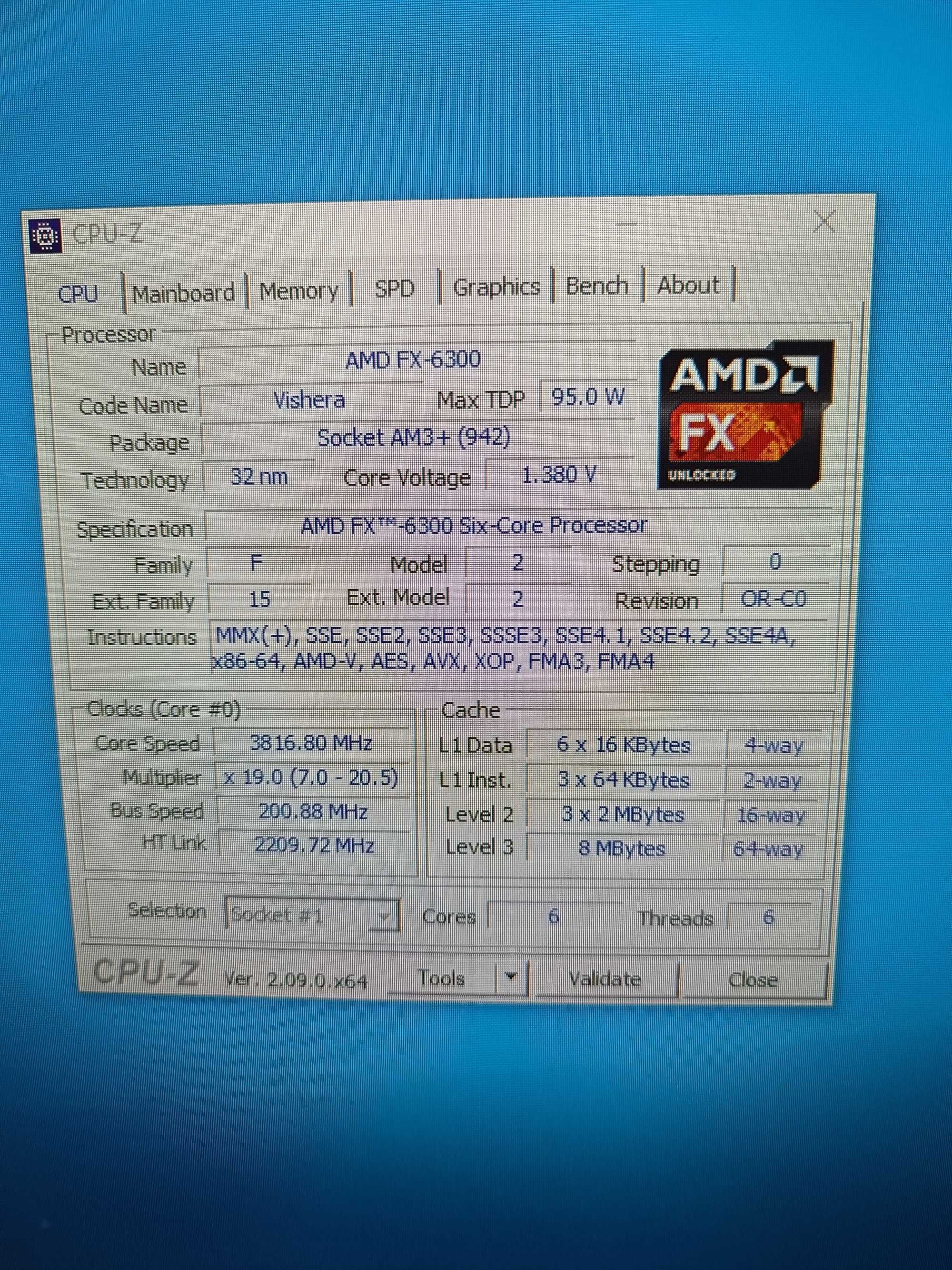 Komp. Stacjonarny AMD FX-6300 / GTX 550 Ti / 12GB DDR3 / 512 GB SSD