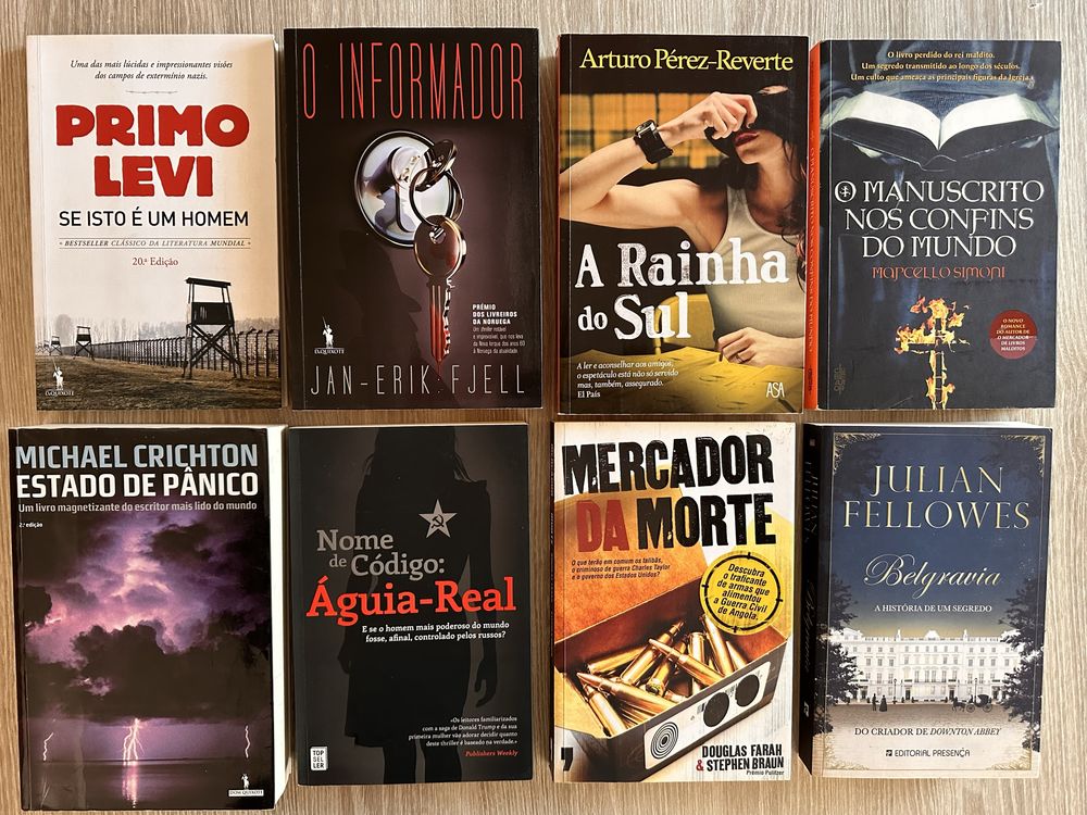 Livros de varios autores como novos