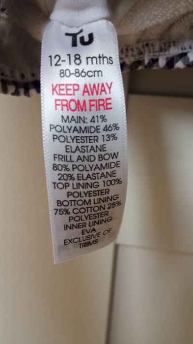 TU strój kąpielowy dziecięcy