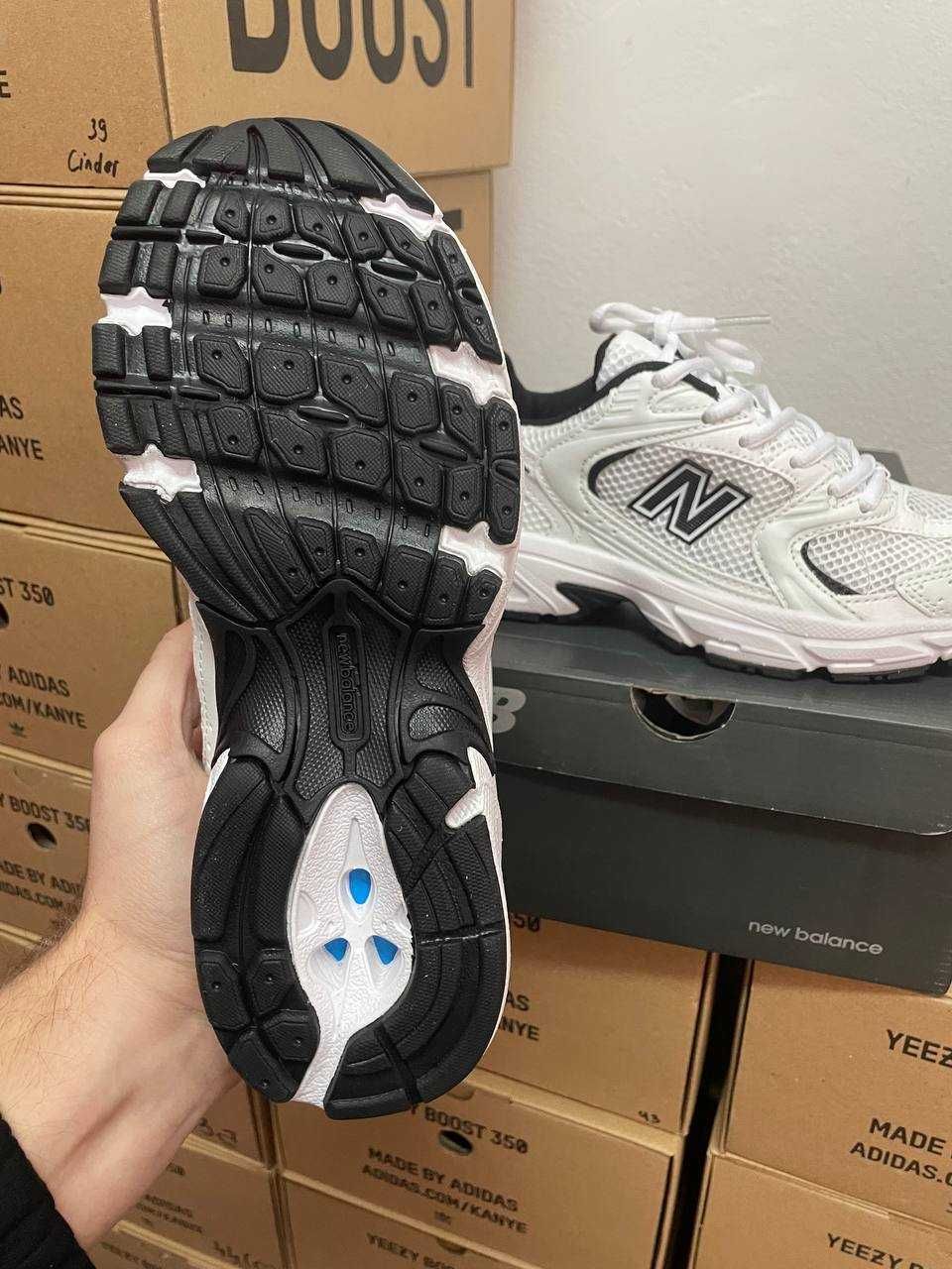 Кроссовки New Balance 530 white black / Нью Беленс 530 белые 37 38 39